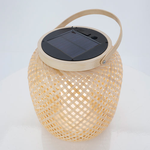 EGLO solar tafellamp buiten Marliano - 24 cm - bruin/zwart/wit