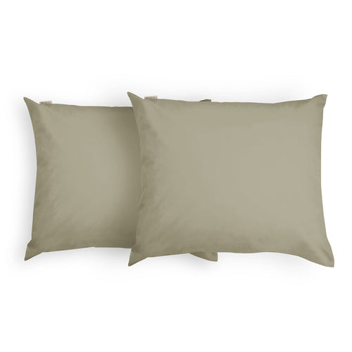 Walra - Kussensloop Crispy Cotton - 2x 60x70 cm - Groen