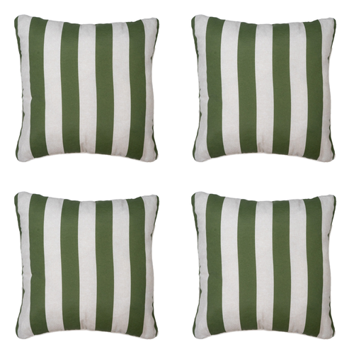Madison sierkussen Amora - groen - 50x50x10cm - set van 4