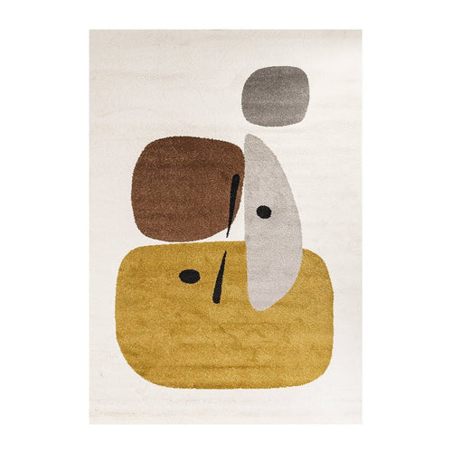 AFK Living vloerkleed Collage - zeer zacht - veelkleurig - 200 x 290 cm
