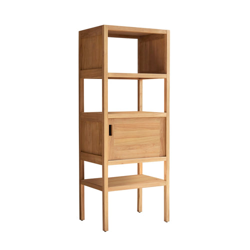 Tikamoon Kolomkast van massief teakhout - Naturel - vtwonen shop