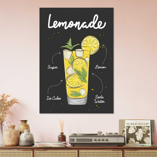 Artfulprints  Lemonade II – Illustratie   poster 70x100 cm