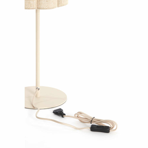 vtwonen tafellamp FRINGE - naturel - Ø20cm - vtwonen shop