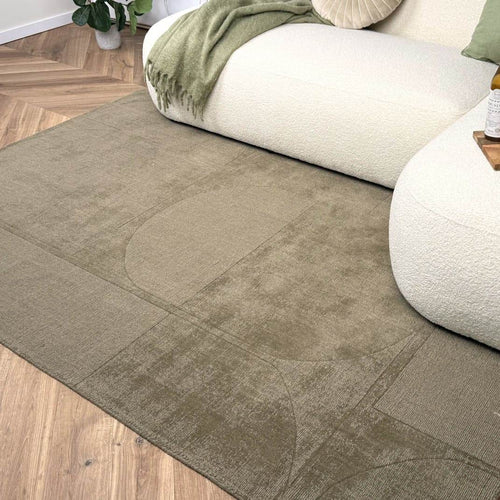 Wollen vloerkleed Twig groen - Interieur05 - 240 x 340 cm - vtwonen shop