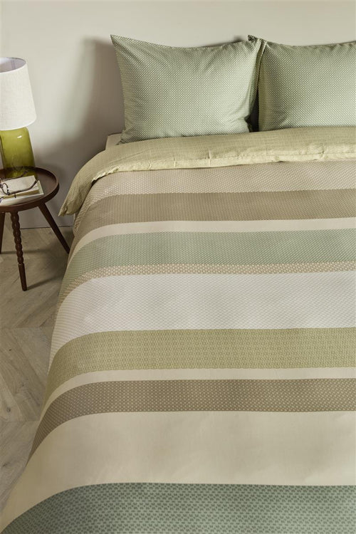 Beddinghouse dekbedovertrek Audrie - 240x200/220 cm - groen