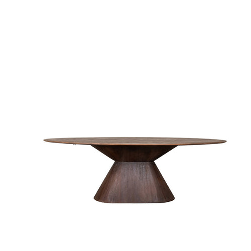 LABEL51 Eettafel Jagger - Donkerbruin Mangohout - 220x110x76cm