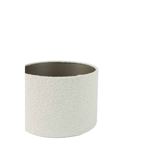 Light & Living lampenkap Boucle - wit - Ø20cm