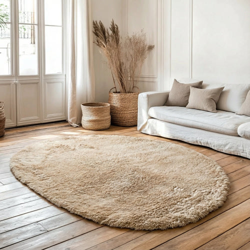 Mrcarpet Organisch Hoogpolig vloerkleed Bruin/taupe Nesto 240 x 340cm - vtwonen shop