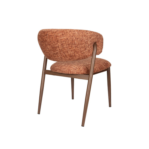 Housecraft Living Patti Eetkamerstoelen Gemêleerd Terracotta - Set van 2