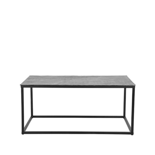 LABEL51 Salontafel Pride - Grijs Metaal - 100x60x45cm - vtwonen shop