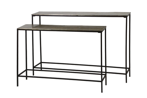 Light & Living side HARTSVILLE - 119x25x80.5cm - brons - Set van 2 - vtwonen shop