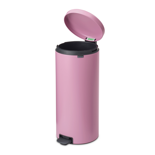 Brabantia NewIcon Pedaalemmer, 30 liter, kunststof binnenemmer - Lilac Pink