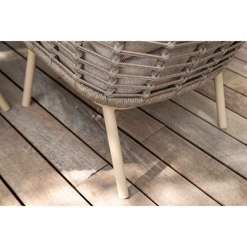 Taste by 4 Seasons lage tuinset Puglia - tuintafel Donato Ø160x69 cm 6-delig - vtwonen shop