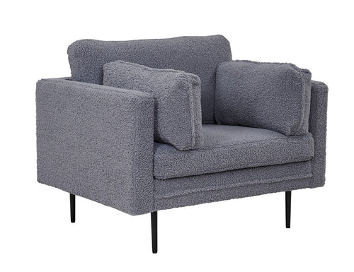 BRAM Fauteuil Renzo - Grijs Teddy