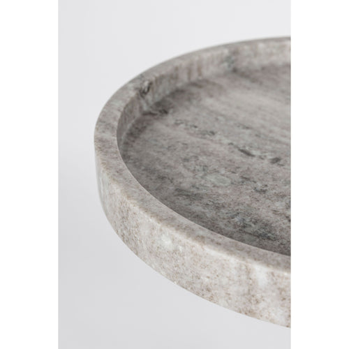 Zuiver Cocktail Bijzettafel Rond 25 cm Marmer - Grijs - vtwonen shop