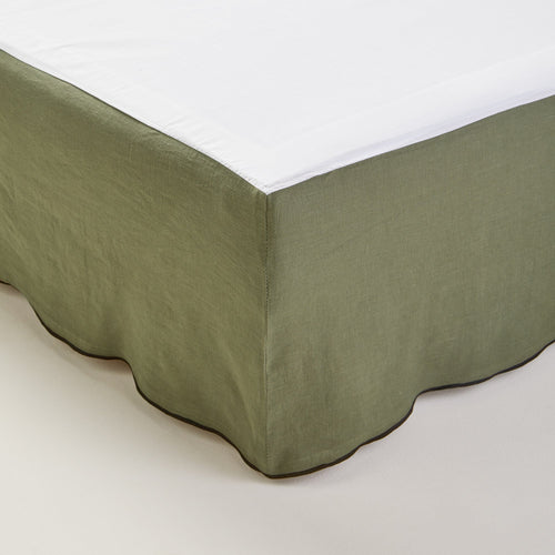 Madura Hoes voor boxspring Carlina grijs kaki en zwarte hommel 140x200 cm