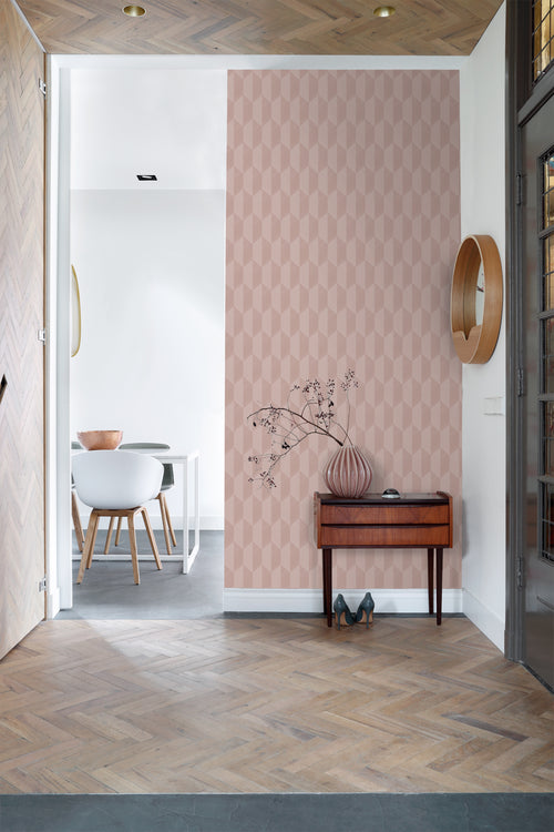 Origin Wallcoverings behang 3D-motief oudroze - 50 x 900 cm - 348032 - vtwonen shop