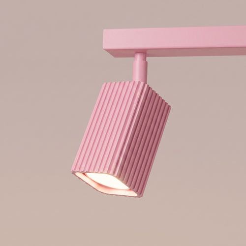 Sollux Lighting Plafondlamp RAYO 2 roze - 30x6x16,5cm