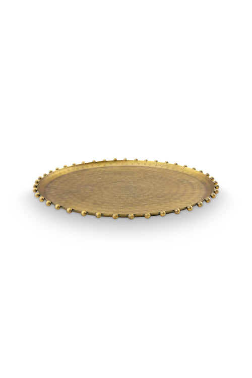 vtwonen - Dienblad - Metaal - Goud - 31.5x2 cm