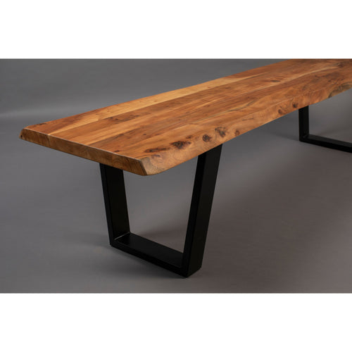 Dutchbone Aka Eettafelbank 200X45 cm Hout - Bruin - vtwonen shop