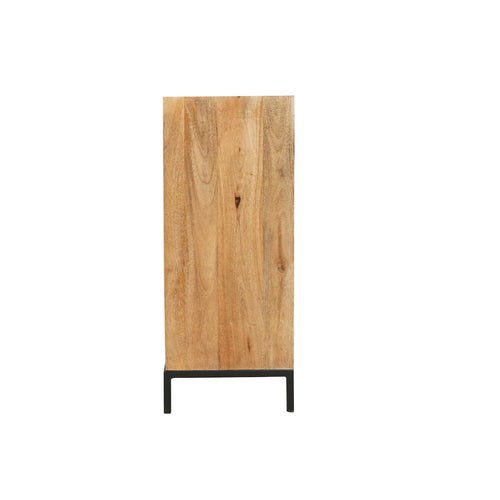 StarFurn Ladekast RichWood - Naturel Hout - 50x40x120cm