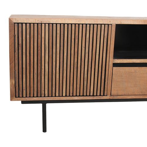 Raw materials tv-meubel Rhythm - gerecycled teakhout - 140x45x55 cm - vtwonen shop