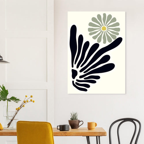 Artfulprints Poster Matisse – Floral symphony   - 30x40 cm - Zwart
