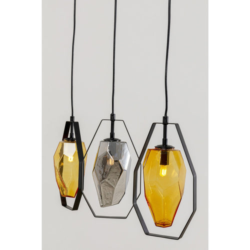 Kare Design Hanglamp Diamond Fever 67cm zwart - vtwonen shop