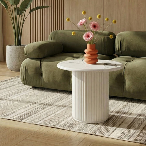 Furnhouse ronde salontafel Easy - Wit - Ø 60 cm