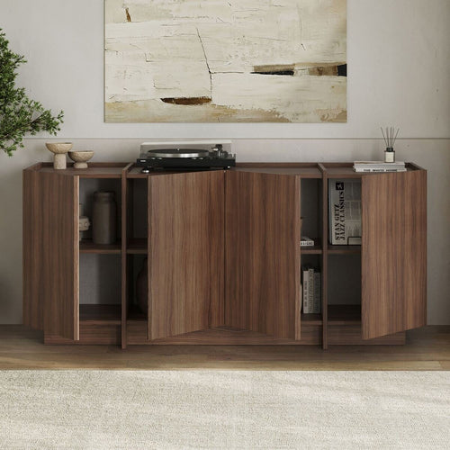 Calicosy - Dressoir ARVEN - Licht hout 180x45x80 cm