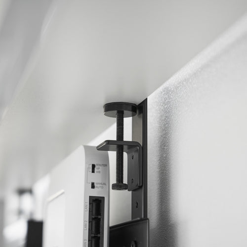 Yamazaki Smart Kabel- en routerorganizer voor onder bureau uitschuifbaar - Zwart