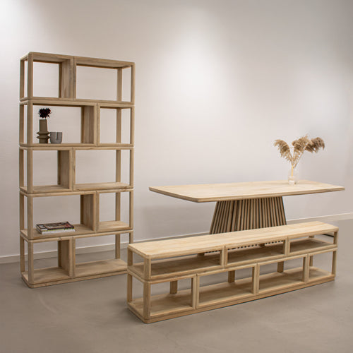 Kick eettafel Axl - 210cm - Naturel - vtwonen shop