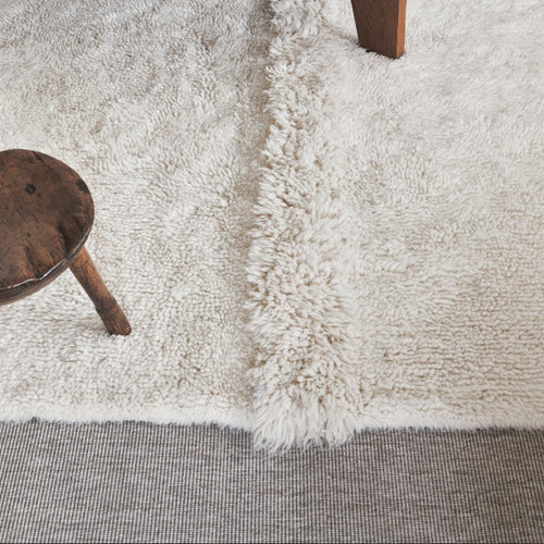 Lorena Canals wasbaar vloerkleed Tundra - Sheep Wit