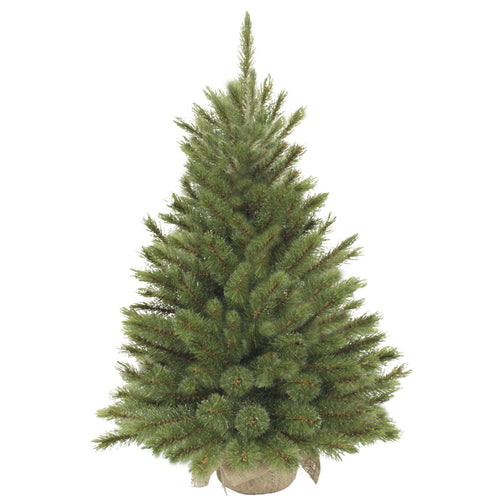 Triumph Tree Kunstkerstboom in Jute - Kunst Kerstboom H90 x Ø62 cm - met Sneeuw - Frosted Green