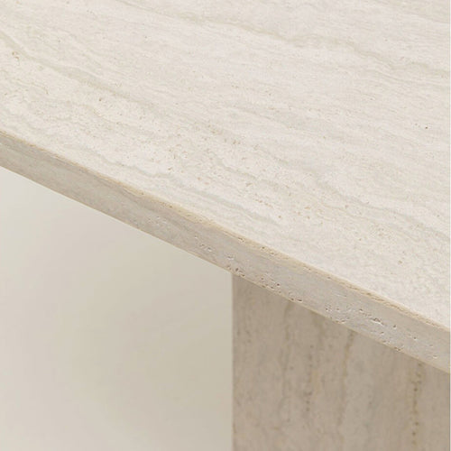 Kare Design Eettafel Travertino 160x90cm
