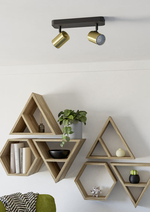 EGLO spot Consuma 1 - gu10 - 28 cm - messing