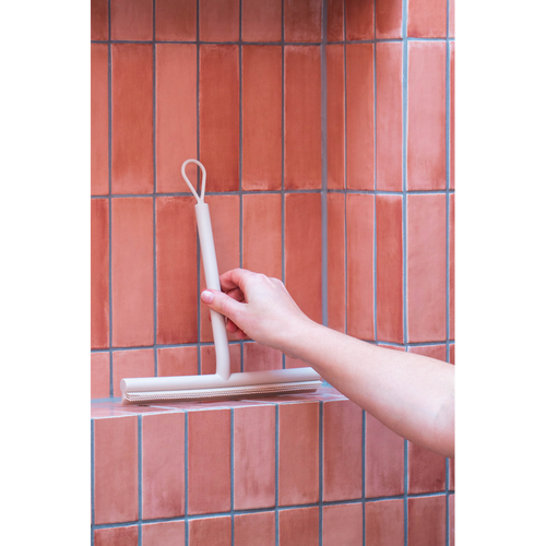 Brabantia Douchewisser ReNew - met deurhaak - soft beige - vtwonen shop