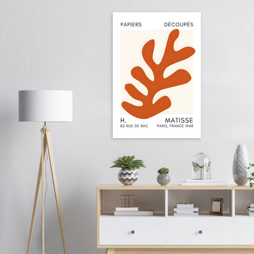 Artfulprints  Matisse – Ocean petals orange   poster 50x70 cm - vtwonen shop