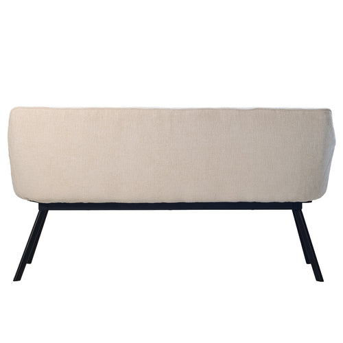 Giga Meubel Eetkamerbank Taylor - Beige Stof - 160x60x88cm - vtwonen shop
