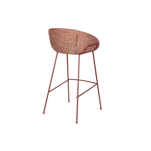 Zuiver Feston Barkrukken 75 cm Terra/Rood - Set van 2