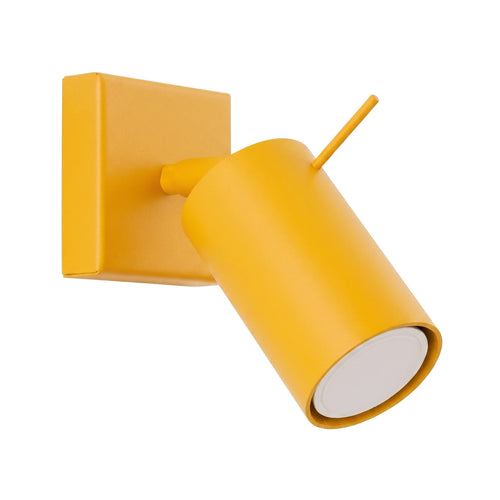 Sollux Lighting Wandlamp RING geel - 8x16x8cm
