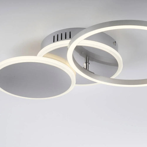 Paul Neuhaus plafondlamp Baikal - 3 lichts - 43  x 8.2   cm - mat chroom
