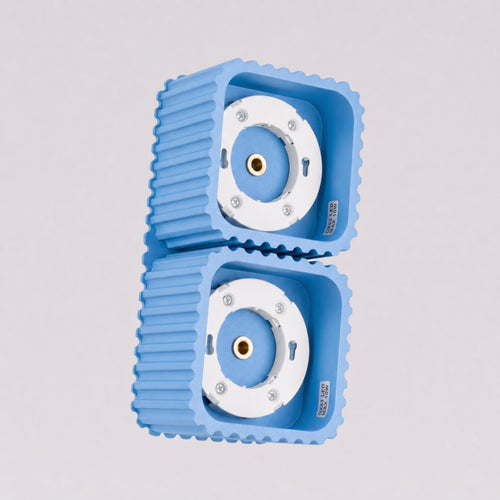 Sollux Lighting Plafondlamp RIFF 2 azuurblauw Gx53 - 20,5x10x8cm