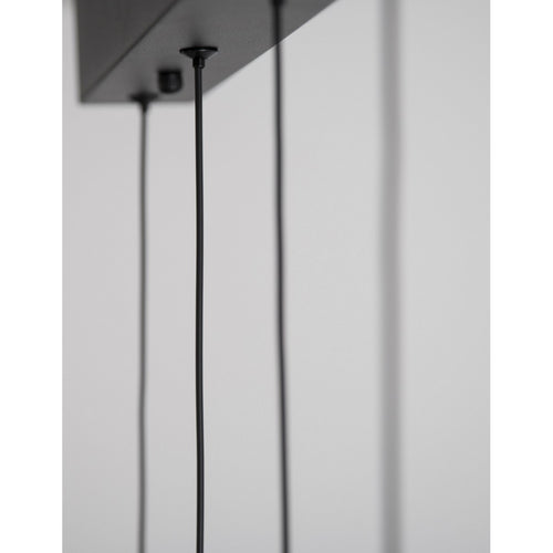 Merano Burnaby 7 Light Bar Plafondlamp Sandy Zwart Aluminium LED 7x3W 1280Lm 3000K