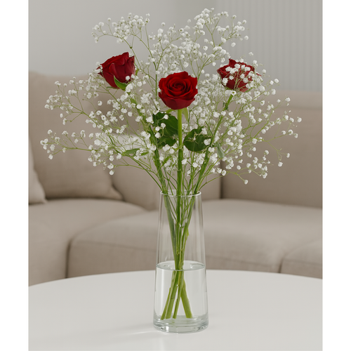 Flourify - Kunstbloem - Gipskruid - 60 cm - Bundel van 6 stuks - vtwonen shop