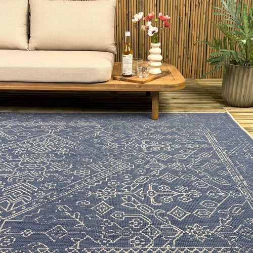 Buitenkleed Nova blauw - Interieur05 - 240 x 340 cm - vtwonen shop