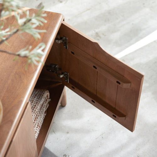 Tikamoon Tv-meubel van massief mangohout 160 cm - Donkerbruin - vtwonen shop