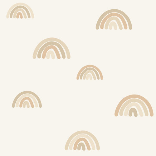 ESTAhome behang regenboogjes beige - 53 cm x 10.05 m - 139685 - vtwonen shop