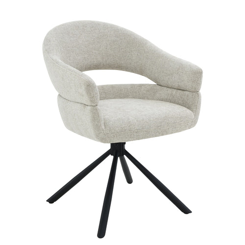 Livingfurn eetkamerstoel Linn - beige - set van 2 - 62x58x85 - vtwonen shop