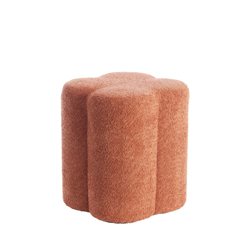 Light & Living poef Nalani - oranje - 38x38x45cm